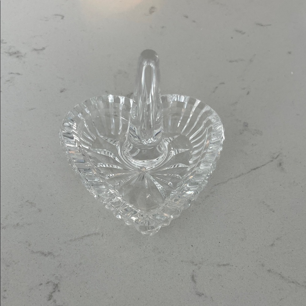 Waterford Clear Crystal Heart Dish
